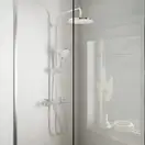 Душова система Hansgrohe Vernis Blend Showerpipe 200 1jet EcoSmart для ванни з термостатом, хром (26089000)