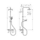 Hansgrohe Vernis Shape Душова система з термостатом, чорний матовий (26286670)