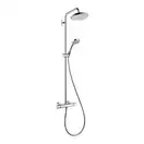 Душова система з термостатом Hansgrohe Croma Showerpipe 220 1jet EcoSmart 9 л/хв (колір - хром) 27188000