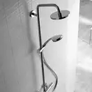 Душова система з термостатом Hansgrohe Croma Showerpipe 220 1jet EcoSmart 9 л/хв (колір - хром) 27188000