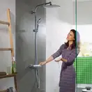 Hansgrohe Crometta E Showerpipe 240 Душевая система, хром (27281000)