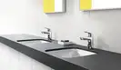 Душевая система Hansgrohe Crometta E 240 1jet Showerpipe + смеситель для раковины Hansgrohe Logis (27284000+71100000) фото 5 Aquada.com.ua