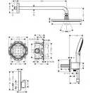 Hansgrohe Raindance S 240 Душевая система, хром (27951000)