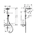 Hansgrohe Activera S 240 Душевая система, хром (28078000)
