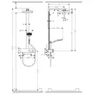 Hansgrohe Rainfinity Showerpipe 250, белый матовый (28742700)