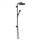 HANSGROHE AXOR One Showerpipe 280 1jet, Matt Black (48790670)