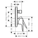 Душевая система скрытого монтажа Hansgrohe (цвет - белый матовый) (71745700+01800180+26220700+27413700+26530700+28331700+27454700+28276700) фото 11 Aquada.com.ua