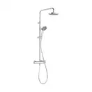 A-QAs Dual Shower System з термостатом 6609505-00 верхній душ+ручний душ Kludi НІМЕЧЧИНА