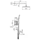 KOER KB-67012-05 Душова система, чорна (KR4729)