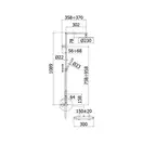 Душевая система с термостатом Paffoni Stell (цвет - сталь) (ZCOL500AC)