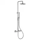 Paffoni Light Душевая система, Steel Looking (ZCOL646KLIQST)