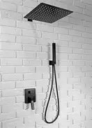 Душевой гарнитур REA SONIC BLACK черный (REA-P0369)