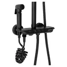 Душевой гарнитур REA MAX BLACK с изливом (REA-P6615)
