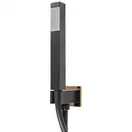 Душевой гарнитур скрытого монтажа REA SOHO BLACK AND GOLD (REA-P6950)