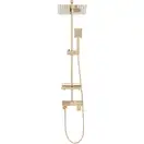 Rea Jack Gold Душевой гарнитур с изливом, золото (REA-P7008)
