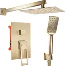 Душевая система REA PARKER BRUSHED GOLD + BOX скрытого монтажа (REA-P9141)
