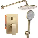 Душевая система REA VERSO BRUSHED GOLD + BOX скрытого монтажа (REA-P9150)