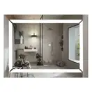 Дзеркало Mixxus LIGHT MR01-90x70 з Led Touch, Anti-fog, димером, регулятором яскравості, годинником (MI5999)