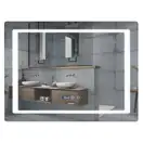 Дзеркало Mixxus STYLE MR03-70x50 з Led Touch, Anti-fog, димером, регулятором яскравості, годинником (MI6006)