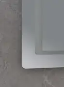 Дзеркало Mixxus STYLE MR03-70x50 з Led Touch, Anti-fog, димером, регулятором яскравості, годинником (MI6006)