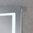 Дзеркало Mixxus STYLE MR03-90x70 з Led Touch, Anti-fog, димером, регулятором яскравості, годинником (MI6007)