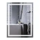 Дзеркало Mixxus Premium QUADRO MR20-80x60-Reverse з Led Touch, Anti-fog, димером, регулятором яскра (MP6619)