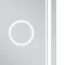 Дзеркало Mixxus Premium QUADRO MR20-100x70 з Led Touch, Anti-fog, димером, регулятором яскравості, (MP6622)