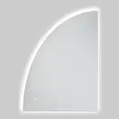 Дзеркало Mixxus Premium TOPPER MS02-75x100 з Led Touch, Anti-fog, димером (3-6,5kK) (MP6634)