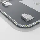 Дзеркало Mixxus Premium BEVEL MA02-90x65-Reverse з Led Touch, Anti-fog, димером (3-6,5kK) (MP6641)