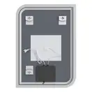Дзеркало Mixxus Premium BEVEL MA02-90x65-Reverse з Led Touch, Anti-fog, димером (3-6,5kK) (MP6641)