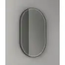 Nic-Design Дзеркало NIC Design Elen 80х50 см овальне з підсвічуванням, кромка - чорний матовий (012781064)