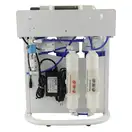 RAIFIL Система зворотного осмосу з насосом 75G на станині 10" Slim BLUE з ультрафіолетом (2795)