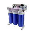 RAIFIL Система зворотного осмосу з насосом 75G на станині 10" Slim BLUE з ультрафіолетом (2795)