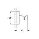 Гачок для халата, GROHE Essentials, бронза (40364GN1)