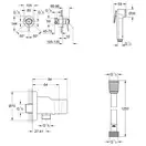 Комплект гігієнічного душу Grohe BauClassic (UA11104801)