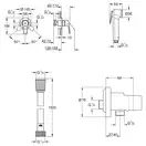 Grohe BauLoop New Комплект гігієнічного душу, хром (UA202406QF)