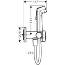 Hansgrohe S EcoSmart+ Гігієнічний душ, чорний хром (29232340)
