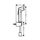 Hansgrohe EcoSmart+ Гігієнічний душ, хром (29234000)
