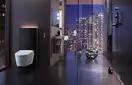 Наружная инсталляция для подвесного унитаза 101 см Geberit Monolith Plus, стекло чёрное (131.221.SJ.5) фото 4 Aquada.com.ua