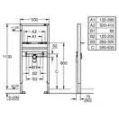 Grohe Rapid SL Инсталляция для раковины (38554001)