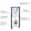 Grohe Solido 4-в-1 Инсталляция для унитаза, хром (39930000)