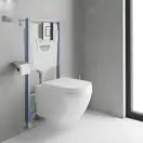 Система інсталяції для унітазу Grohe Rapid SL 3in1 WC, чорний глянцевий (39940000)
