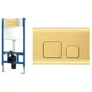 Інсталяція REA із золотою кнопкою F LIGHT GOLD (REA-E9851)