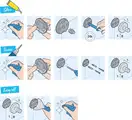Йоршик підвісний Grohe QuickFix Start Cube, хром  40977000