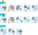 Йоршик підвісний Grohe QuickFix Start, суперсталь  41185DC0