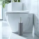 Йоржик для унітазу підлоговий Mixxus Premium Ellipse-TB0201 Graphite колір графіт (MI7068)