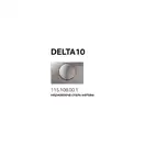 Geberit Delta 10 Клавіша змиву, сатинована сталь (115.108.00.1)