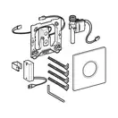 Система електронного керування змиванням пісуара Geberit HyTronic ІЧ, живлення від батарей, захисна панель, тип 01, хром (116.031.JQ.5)