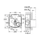 Grohe Rapid U Змивний пристрій для уріналу (37338000)