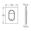 Кнопка змиву Grohe Arena Cosmopolitan S, холодний світанок  37624GL0